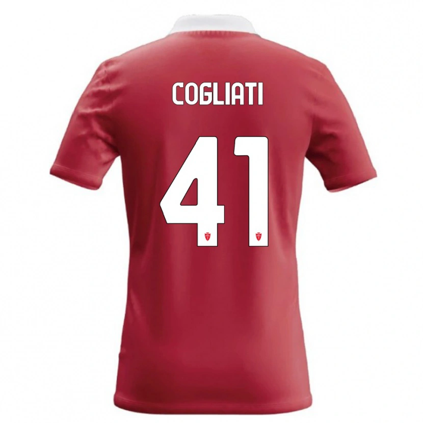 Danxen Damen Andrea Cogliati #41 Rot Weiß Heimtrikot Trikot 2026/27 T-Shirt Schweiz