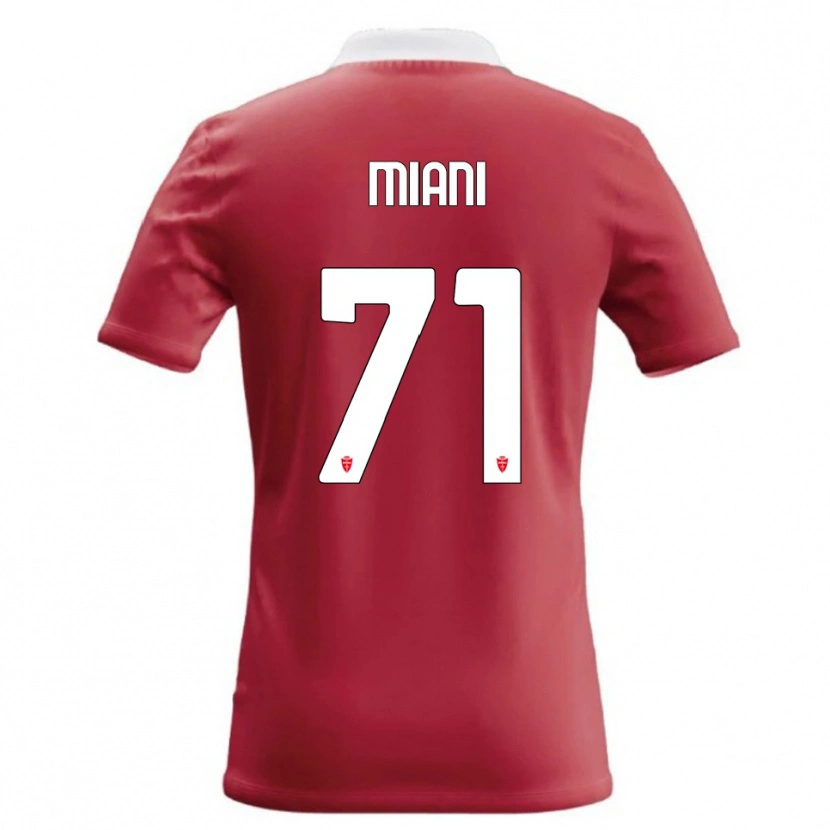 Danxen Damen Arthur Miani #71 Rot Weiß Heimtrikot Trikot 2026/27 T-Shirt Schweiz