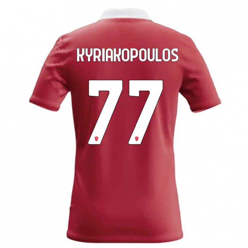 Danxen Damen Georgios Kyriakopoulos #77 Rot Weiß Heimtrikot Trikot 2026/27 T-Shirt Schweiz