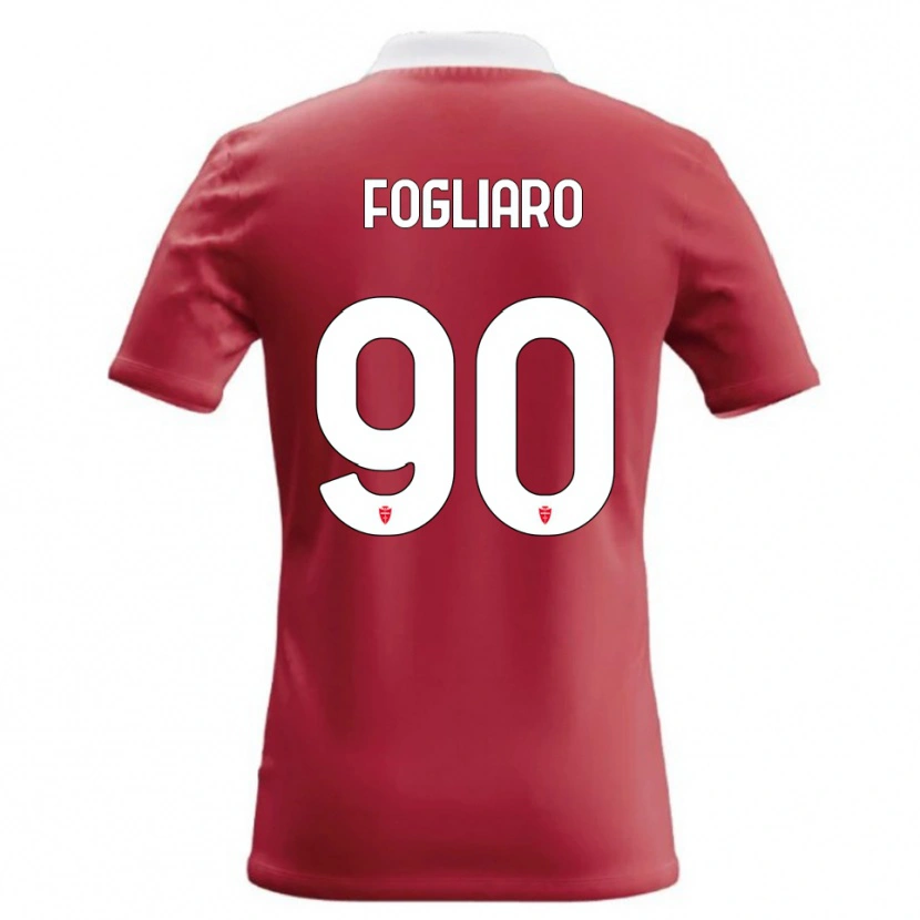 Danxen Damen Christian Fogliaro #90 Rot Weiß Heimtrikot Trikot 2026/27 T-Shirt Schweiz