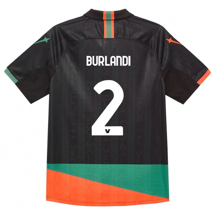 Danxen Damen Alessandro Burlandi #2 Schwarz Orange Grün Heimtrikot Trikot 2026/27 T-Shirt Schweiz