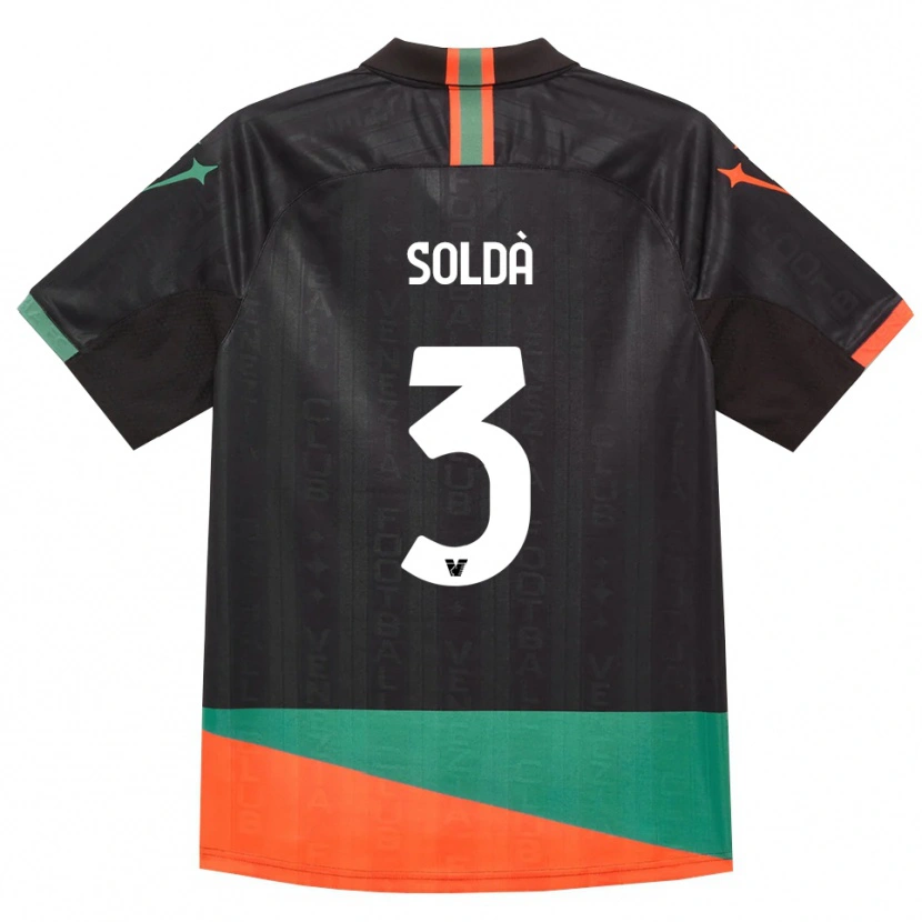 Danxen Damen Mohamed Soldà #3 Schwarz Orange Grün Heimtrikot Trikot 2026/27 T-Shirt Schweiz