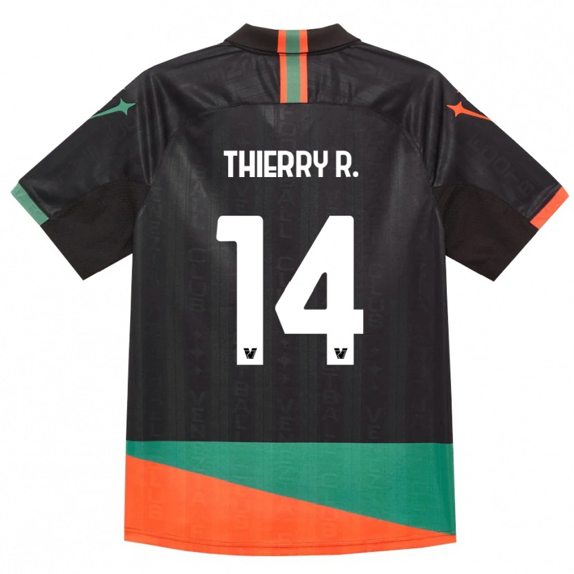 Danxen Damen Thierry Correia #14 Schwarz Orange Grün Heimtrikot Trikot 2026/27 T-Shirt Schweiz