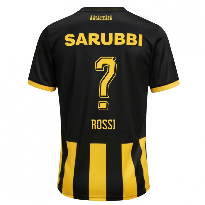 Danxen Damen Nicolás Rossi #0 Schwarz Gelb Heimtrikot Trikot 2026/27 T-Shirt Schweiz