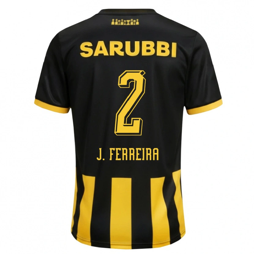 Danxen Damen Joaquín Ferreira #2 Schwarz Gelb Heimtrikot Trikot 2026/27 T-Shirt Schweiz