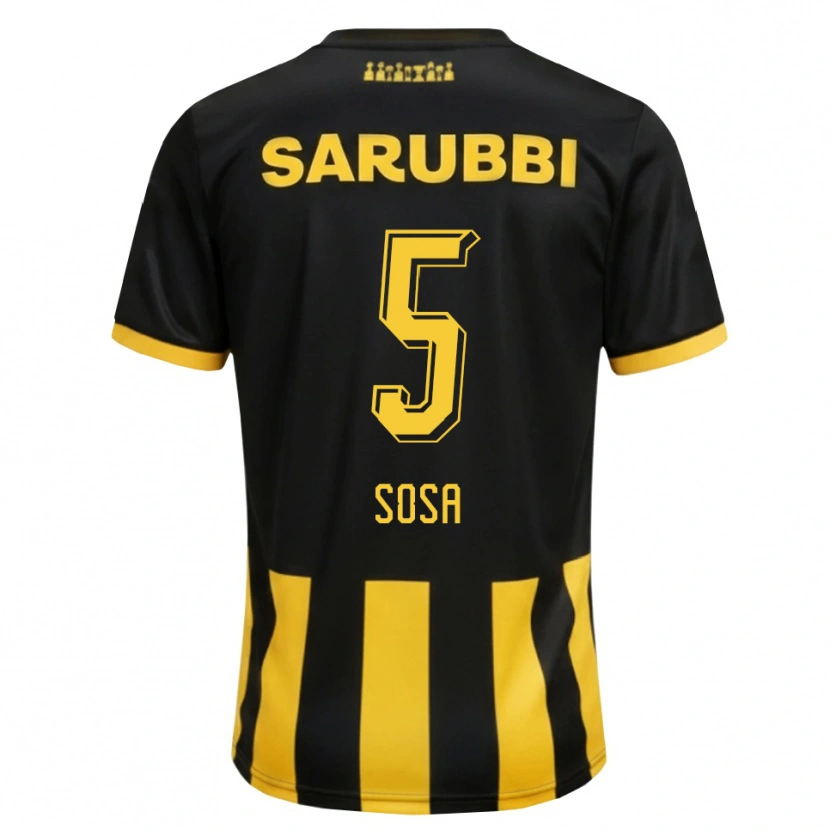 Danxen Damen Ignacio Sosa #5 Schwarz Gelb Heimtrikot Trikot 2026/27 T-Shirt Schweiz