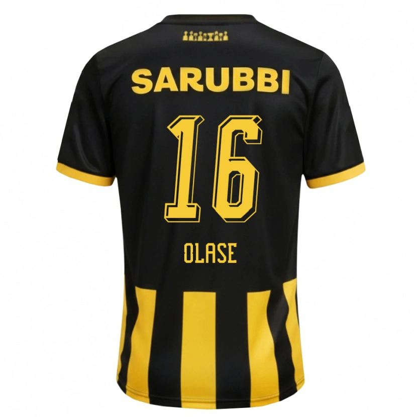 Danxen Damen Tomás Olase #16 Schwarz Gelb Heimtrikot Trikot 2026/27 T-Shirt Schweiz