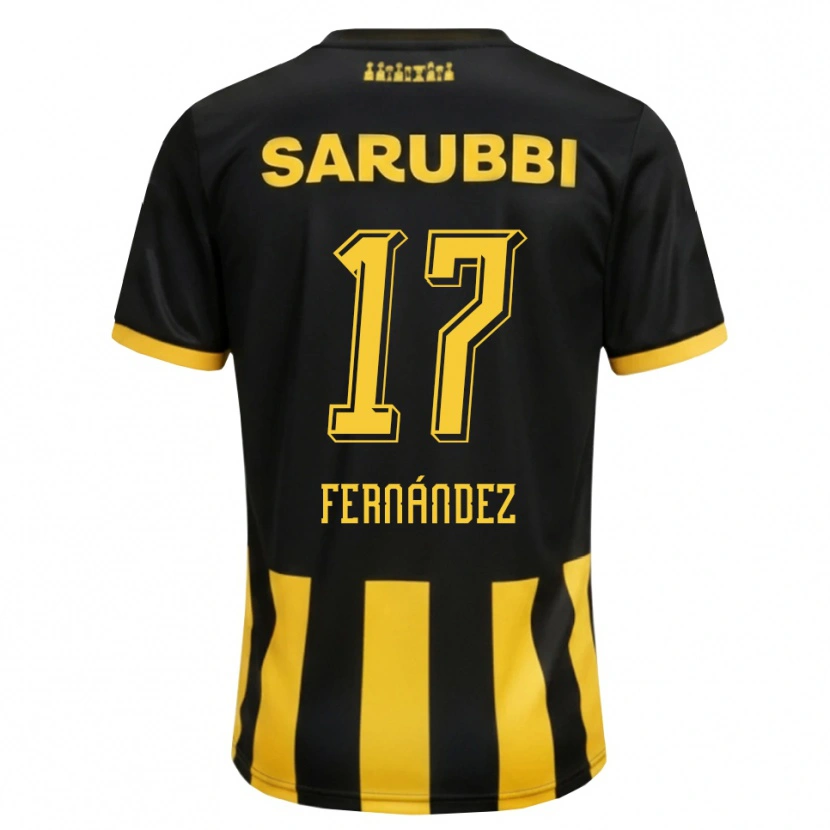 Danxen Damen Ezequiel Fernández #17 Schwarz Gelb Heimtrikot Trikot 2026/27 T-Shirt Schweiz
