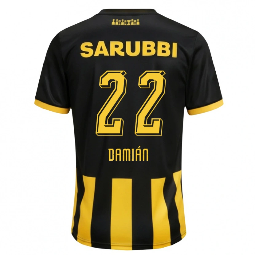 Danxen Damen Damián Suárez #22 Schwarz Gelb Heimtrikot Trikot 2026/27 T-Shirt Schweiz
