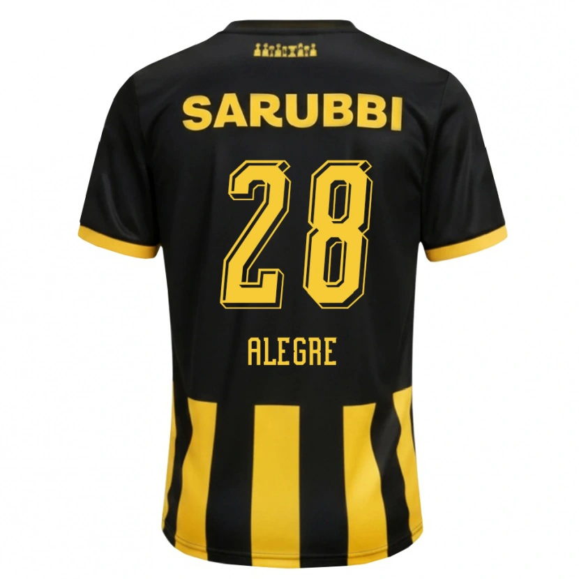Danxen Damen Ignacio Alegre #28 Schwarz Gelb Heimtrikot Trikot 2026/27 T-Shirt Schweiz