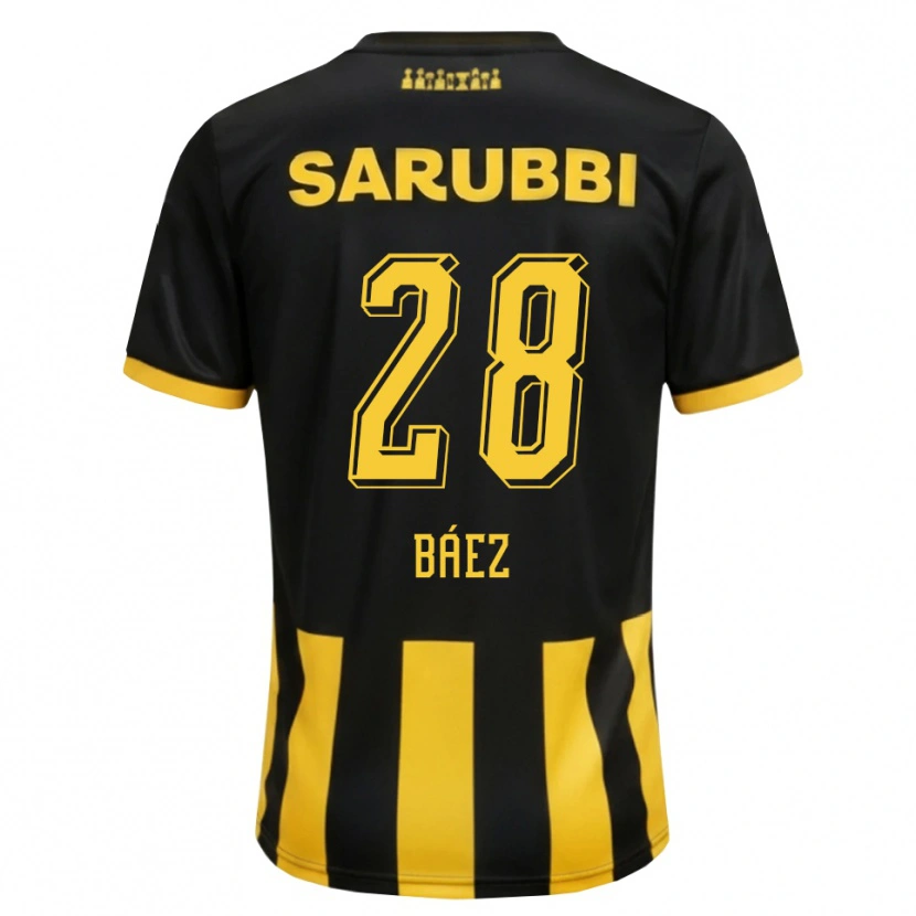 Danxen Damen Jaime Báez #28 Schwarz Gelb Heimtrikot Trikot 2026/27 T-Shirt Schweiz