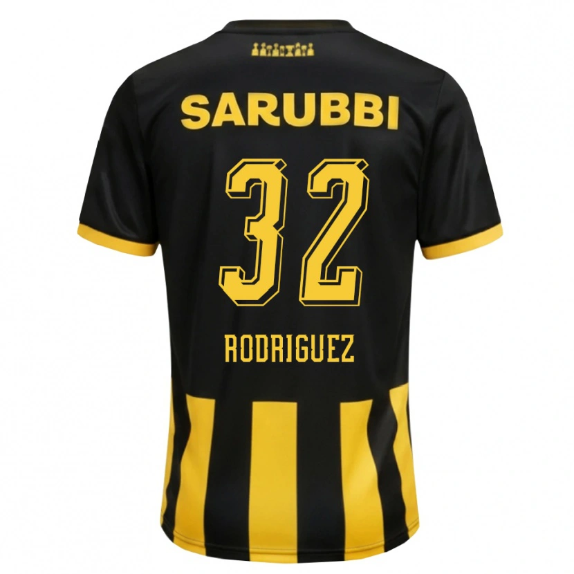 Danxen Damen Randall Rodríguez #32 Schwarz Gelb Heimtrikot Trikot 2026/27 T-Shirt Schweiz