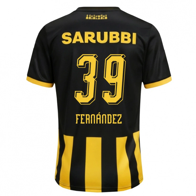 Danxen Damen Francisco Fernández #39 Schwarz Gelb Heimtrikot Trikot 2026/27 T-Shirt Schweiz
