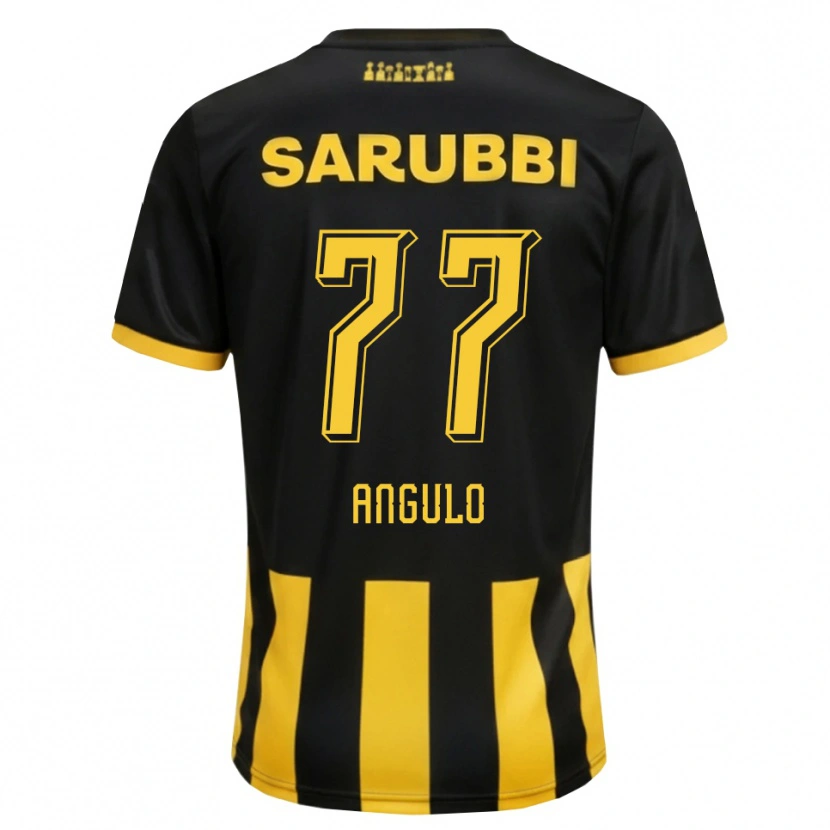 Danxen Damen Luis Angulo #77 Schwarz Gelb Heimtrikot Trikot 2026/27 T-Shirt Schweiz