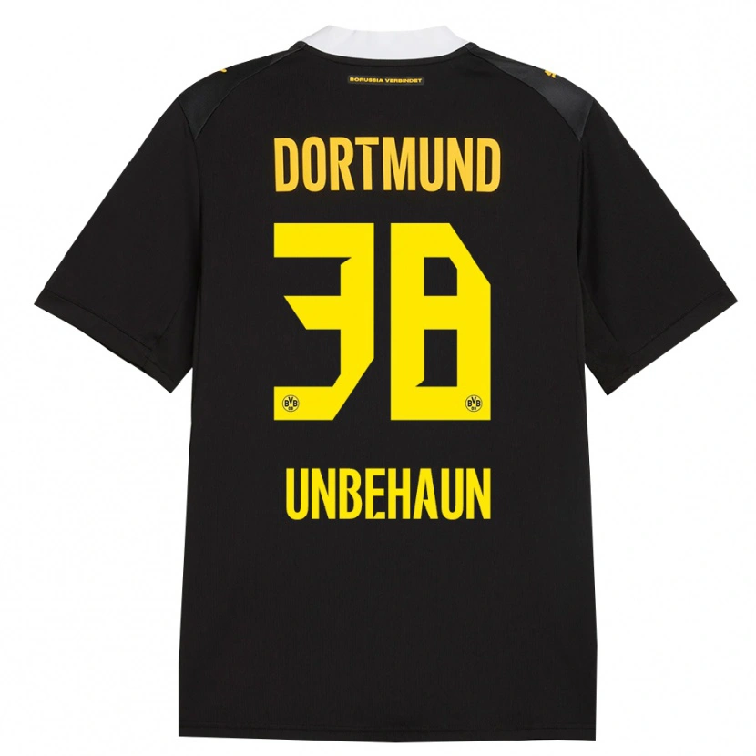 Danxen Damen Luca Unbehaun #38 Schwarz Rot Gelb Auswärtstrikot Trikot 2026/27 T-Shirt Schweiz