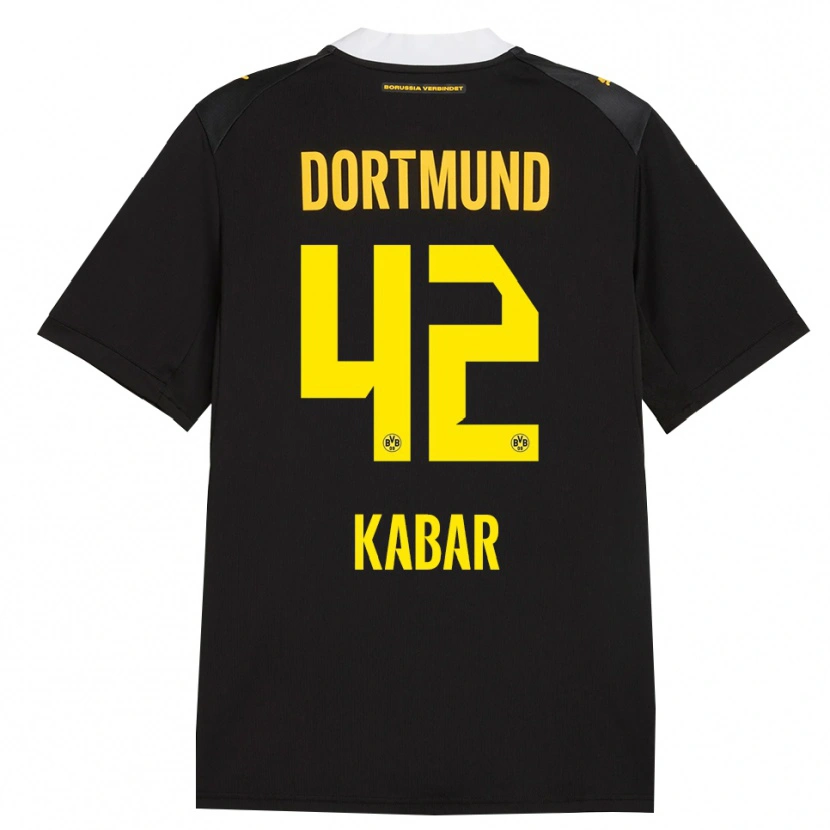 Danxen Damen Almugera Kabar #42 Schwarz Rot Gelb Auswärtstrikot Trikot 2026/27 T-Shirt Schweiz
