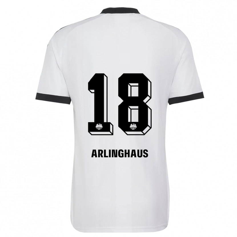 Danxen Damen Maximilian Arlinghaus #18 Schwarz Weiß Auswärtstrikot Trikot 2026/27 T-Shirt Schweiz