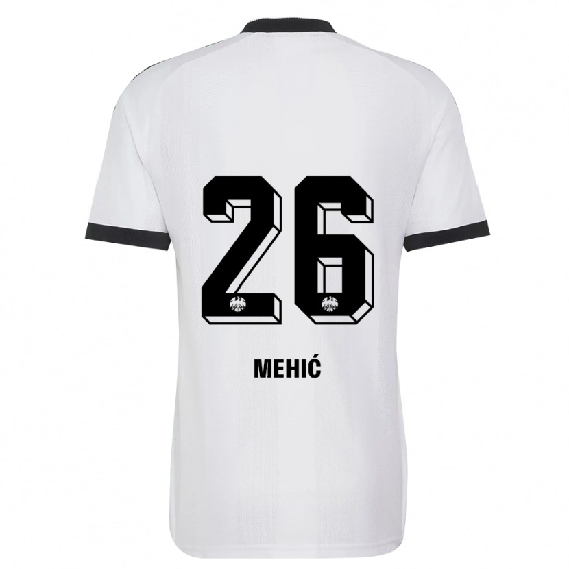 Danxen Damen Liam Mehić #26 Schwarz Weiß Auswärtstrikot Trikot 2026/27 T-Shirt Schweiz