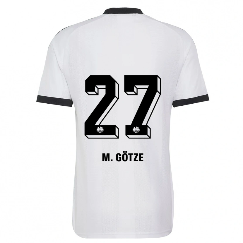 Danxen Damen Mario Götze #27 Schwarz Weiß Auswärtstrikot Trikot 2026/27 T-Shirt Schweiz