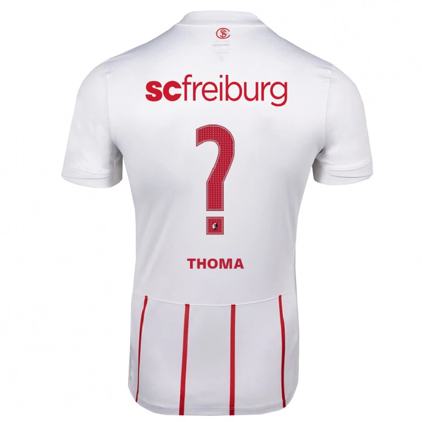 Danxen Damen Luis Thoma #0 Weiß Rot Gelb Auswärtstrikot Trikot 2026/27 T-Shirt Schweiz