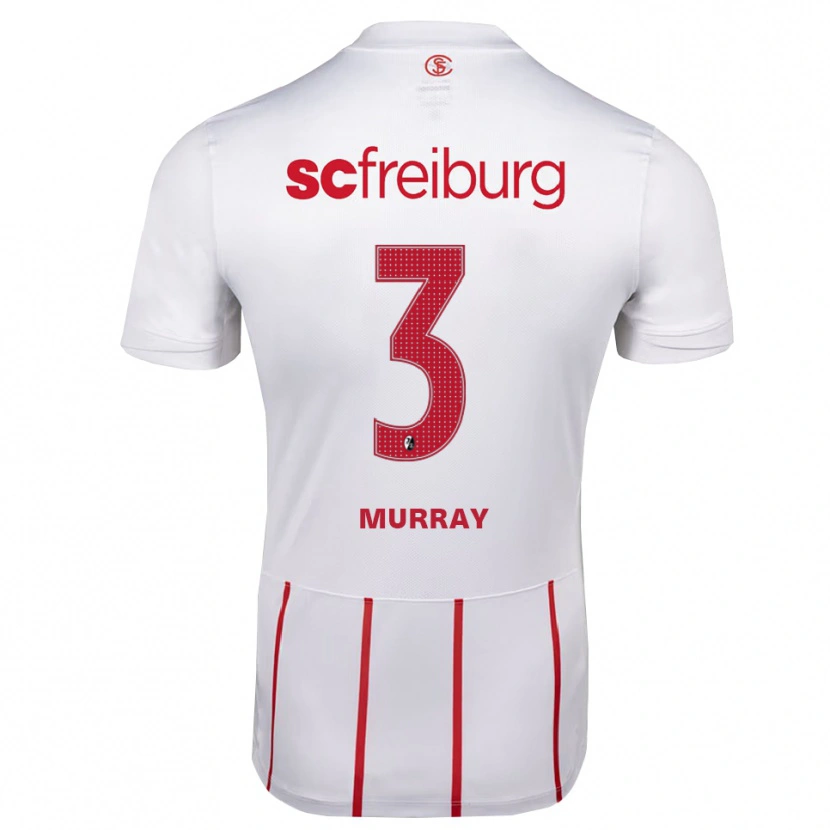 Danxen Damen Drew Murray #3 Weiß Rot Gelb Auswärtstrikot Trikot 2026/27 T-Shirt Schweiz