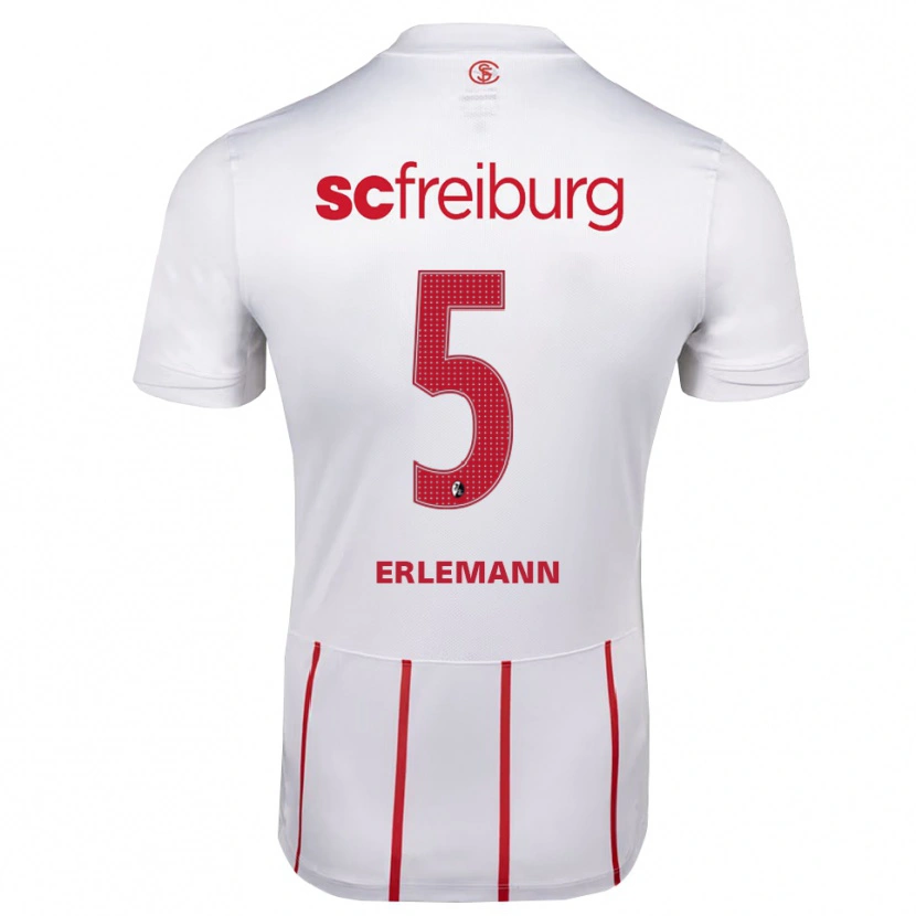 Danxen Damen Linus Erlemann #5 Weiß Rot Gelb Auswärtstrikot Trikot 2026/27 T-Shirt Schweiz