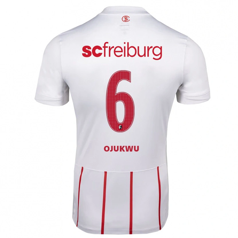 Danxen Damen Nicole Ojukwu #6 Weiß Rot Gelb Auswärtstrikot Trikot 2026/27 T-Shirt Schweiz