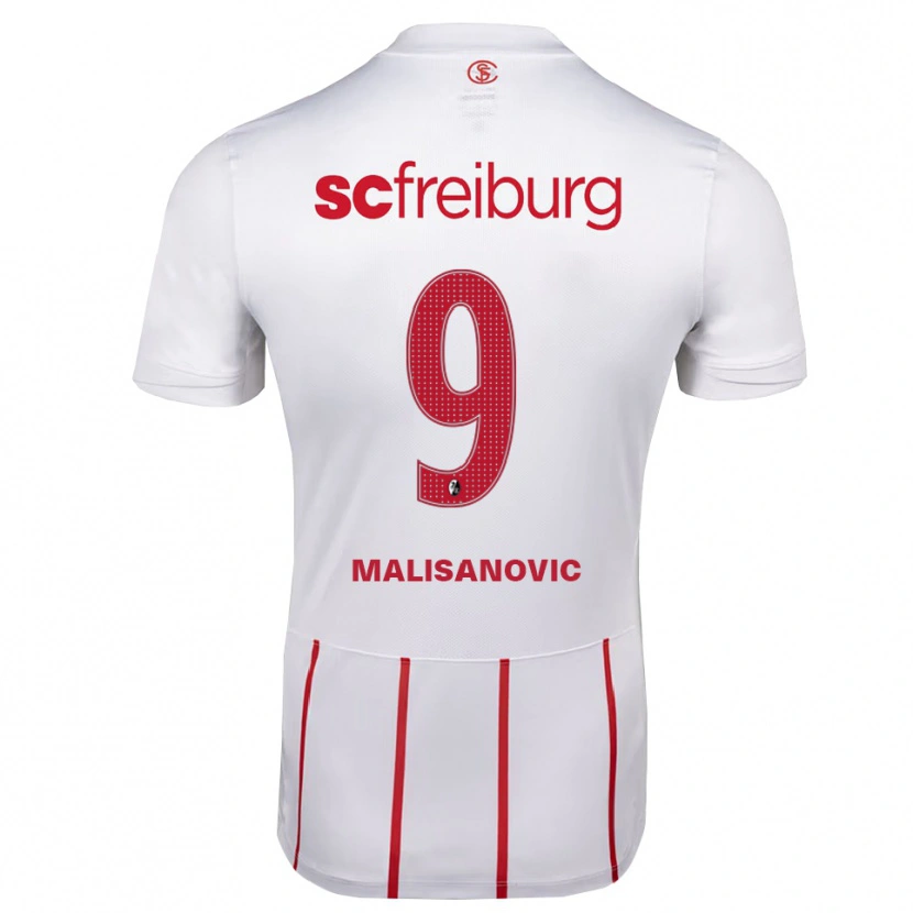 Danxen Damen Darko Malisanovic #9 Weiß Rot Gelb Auswärtstrikot Trikot 2026/27 T-Shirt Schweiz