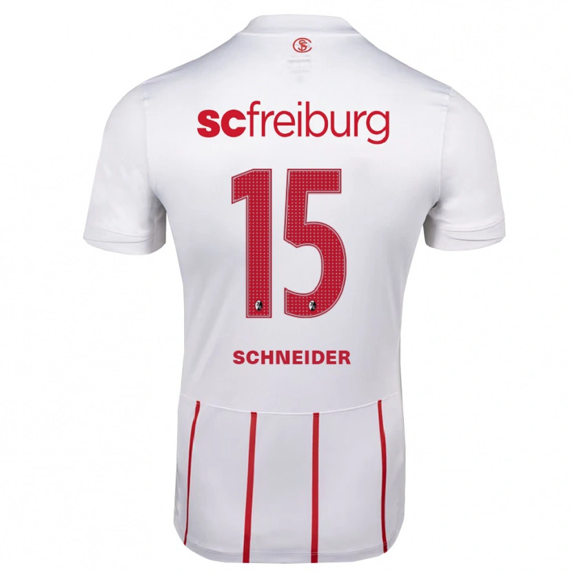 Danxen Damen Maj Schneider #15 Weiß Rot Gelb Auswärtstrikot Trikot 2026/27 T-Shirt Schweiz