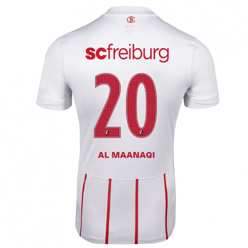 Danxen Damen Jawad Al Maanaqi #20 Weiß Rot Gelb Auswärtstrikot Trikot 2026/27 T-Shirt Schweiz
