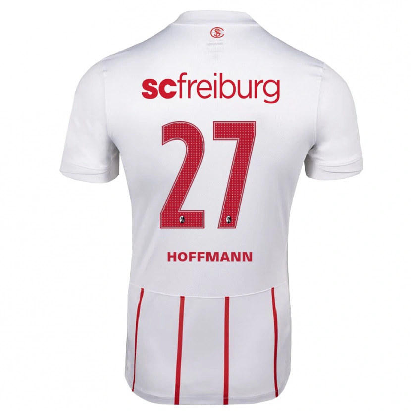 Danxen Damen Giovanna Hoffmann #27 Weiß Rot Gelb Auswärtstrikot Trikot 2026/27 T-Shirt Schweiz