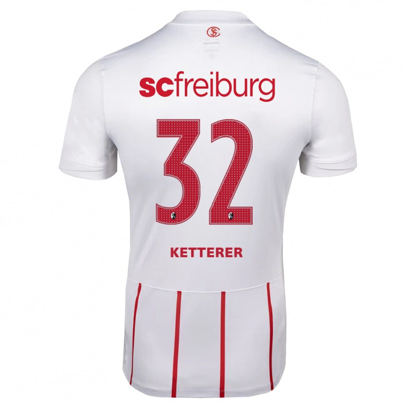 Danxen Damen Ashley Ketterer #32 Weiß Rot Gelb Auswärtstrikot Trikot 2026/27 T-Shirt Schweiz