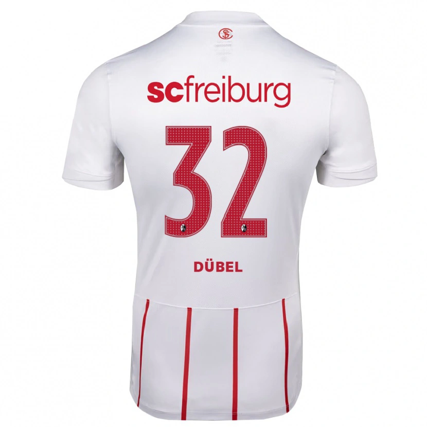 Danxen Damen Sarah-Lisa Dübel #32 Weiß Rot Gelb Auswärtstrikot Trikot 2026/27 T-Shirt Schweiz