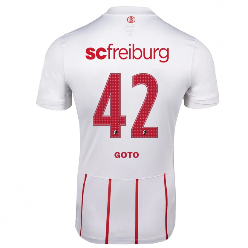 Danxen Damen Keisuke Goto #42 Weiß Rot Gelb Auswärtstrikot Trikot 2026/27 T-Shirt Schweiz