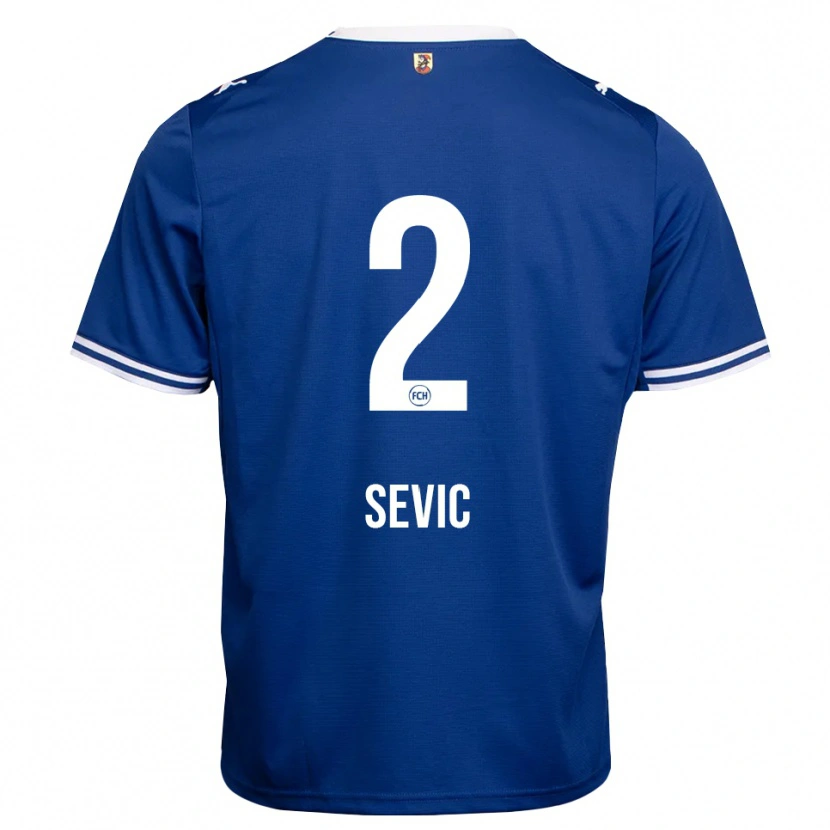 Danxen Damen Andrej Sevic #2 Königsblau Weiß Auswärtstrikot Trikot 2026/27 T-Shirt Schweiz