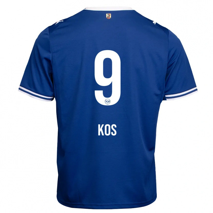 Danxen Damen Maximilian Kos #9 Königsblau Weiß Auswärtstrikot Trikot 2026/27 T-Shirt Schweiz