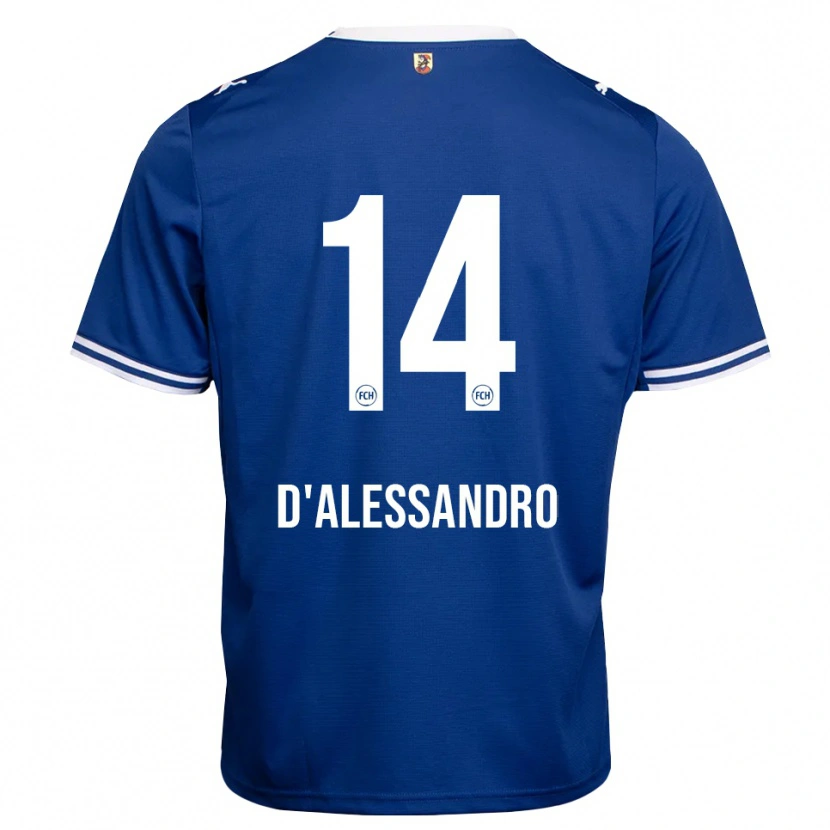 Danxen Damen Aldo D'alessandro #14 Königsblau Weiß Auswärtstrikot Trikot 2026/27 T-Shirt Schweiz
