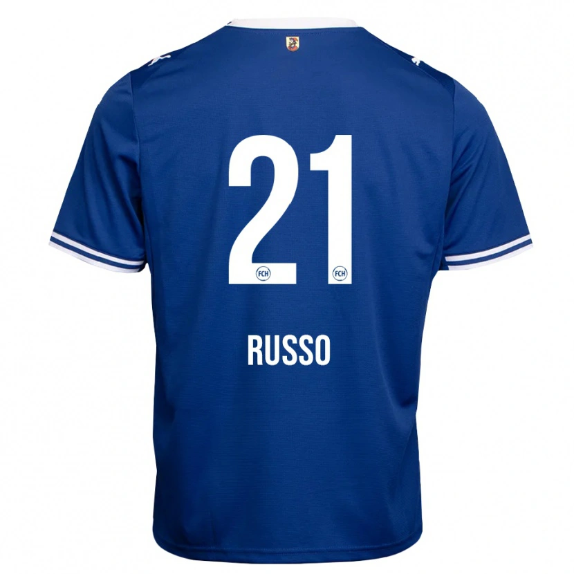 Danxen Damen Gianluca Russo #21 Königsblau Weiß Auswärtstrikot Trikot 2026/27 T-Shirt Schweiz