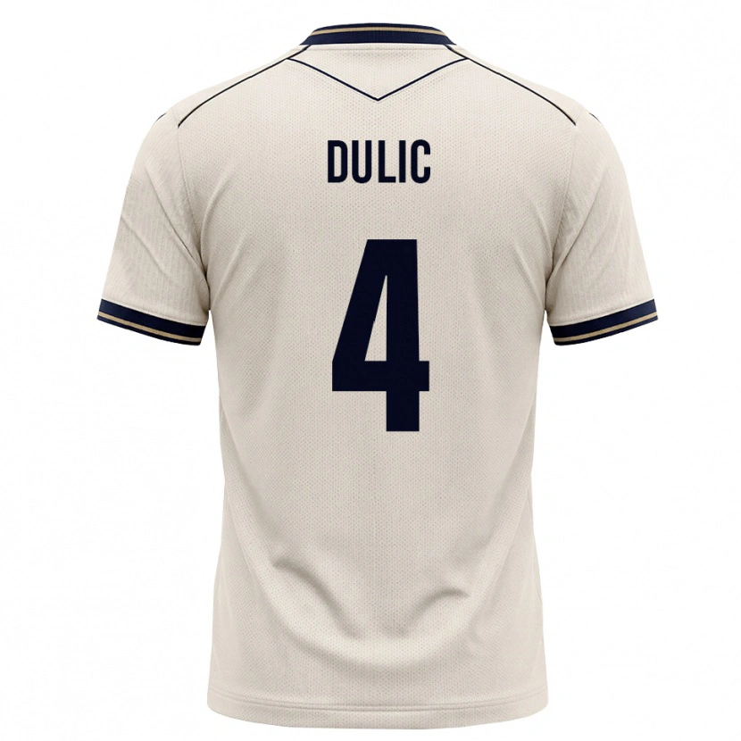 Danxen Damen Sean Dulic #4 Creme Tiefblau Auswärtstrikot Trikot 2026/27 T-Shirt Schweiz
