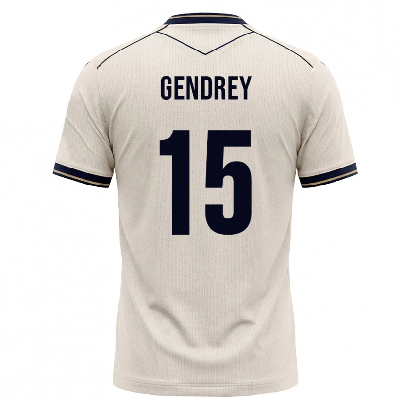 Danxen Damen Valentin Gendrey #15 Creme Tiefblau Auswärtstrikot Trikot 2026/27 T-Shirt Schweiz