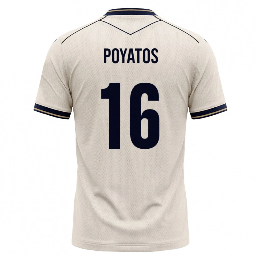 Danxen Damen Miguel Poyatos #16 Creme Tiefblau Auswärtstrikot Trikot 2026/27 T-Shirt Schweiz