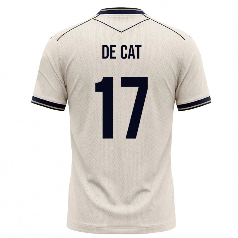 Danxen Damen Nathan De Cat #17 Creme Tiefblau Auswärtstrikot Trikot 2026/27 T-Shirt Schweiz