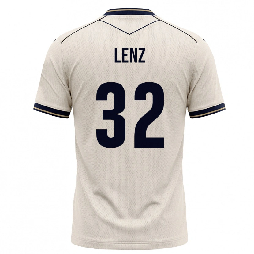 Danxen Damen Cajetan Lenz #32 Creme Tiefblau Auswärtstrikot Trikot 2026/27 T-Shirt Schweiz