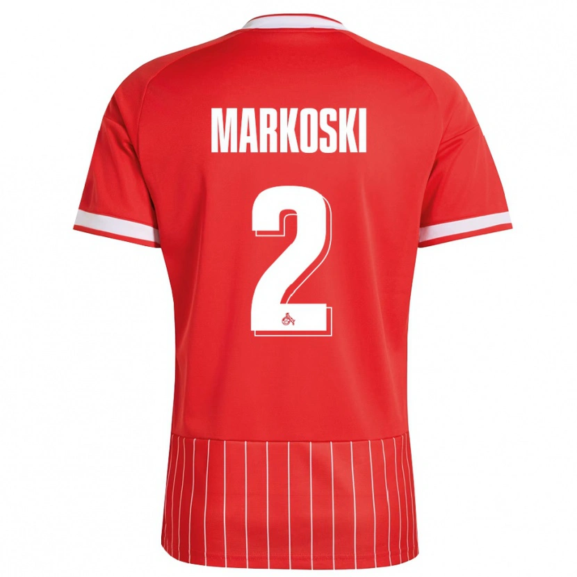Danxen Damen Kristian Markoski #2 Rot Weiß Grün Auswärtstrikot Trikot 2026/27 T-Shirt Schweiz