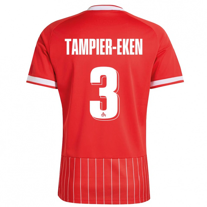 Danxen Damen Pierre Tampier-Eken #3 Rot Weiß Grün Auswärtstrikot Trikot 2026/27 T-Shirt Schweiz
