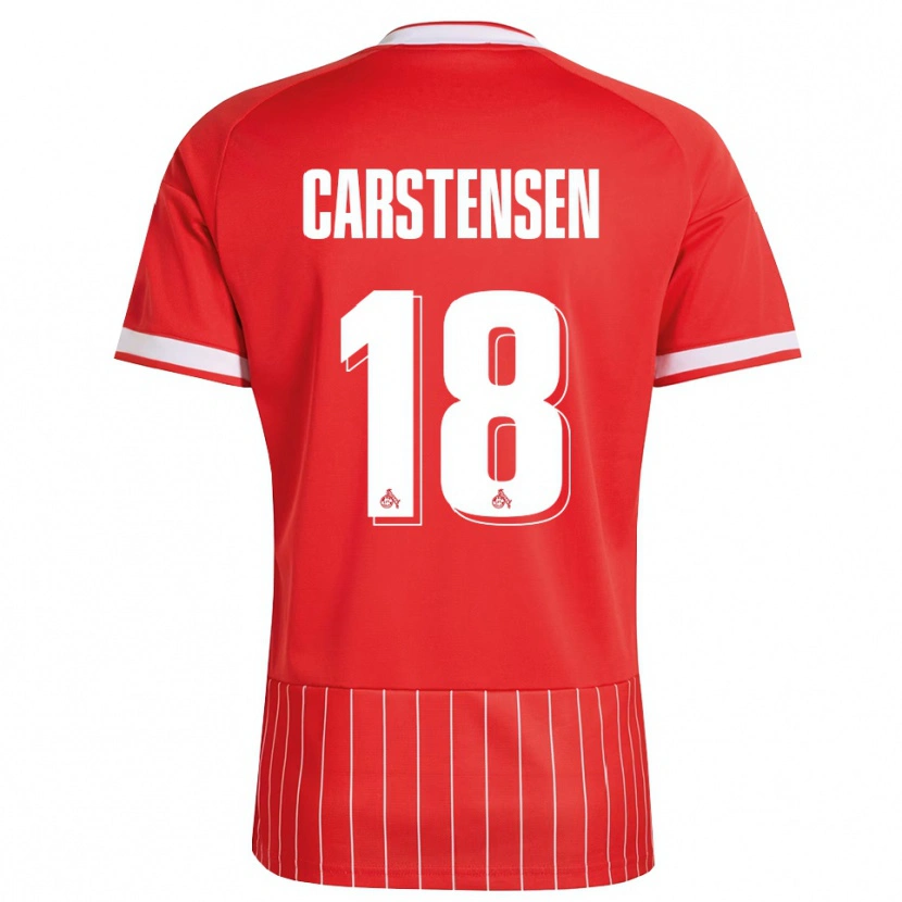 Danxen Damen Rasmus Carstensen #18 Rot Weiß Grün Auswärtstrikot Trikot 2026/27 T-Shirt Schweiz