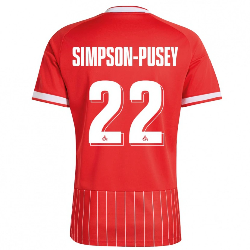 Danxen Damen Jahmai Simpson-Pusey #22 Rot Weiß Grün Auswärtstrikot Trikot 2026/27 T-Shirt Schweiz