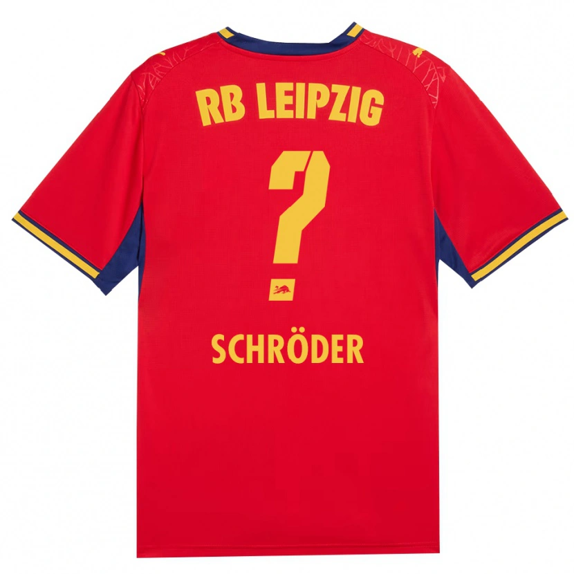 Danxen Damen Levin Schröder #0 Rot Gelb Königsblau Auswärtstrikot Trikot 2026/27 T-Shirt Schweiz