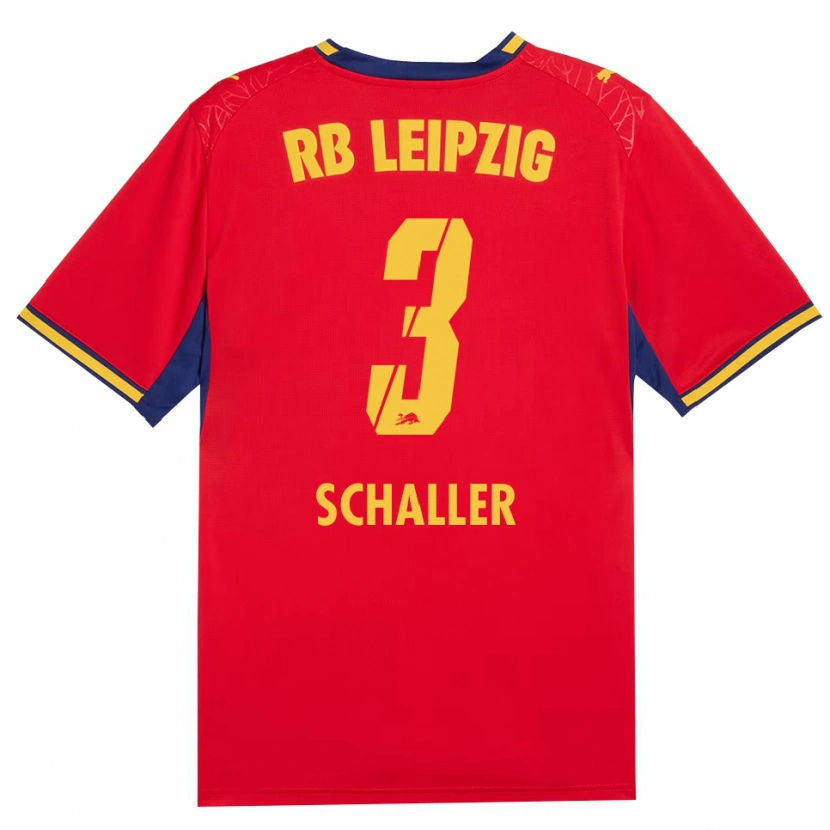 Danxen Damen Josefine Schaller #3 Rot Gelb Königsblau Auswärtstrikot Trikot 2026/27 T-Shirt Schweiz