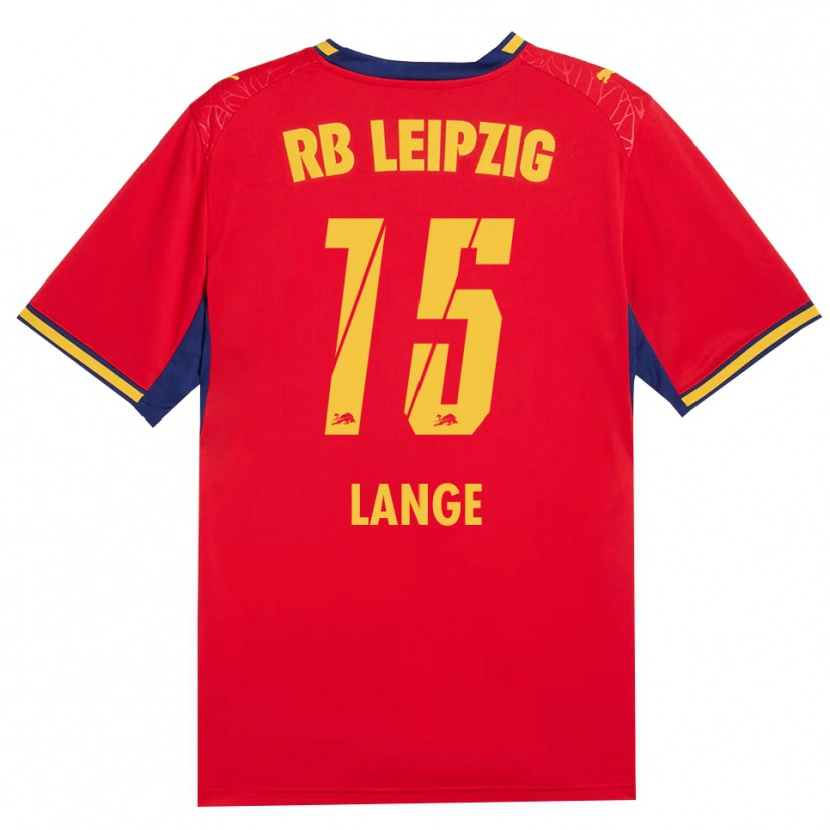 Danxen Damen Oskar Lange #15 Rot Gelb Königsblau Auswärtstrikot Trikot 2026/27 T-Shirt Schweiz